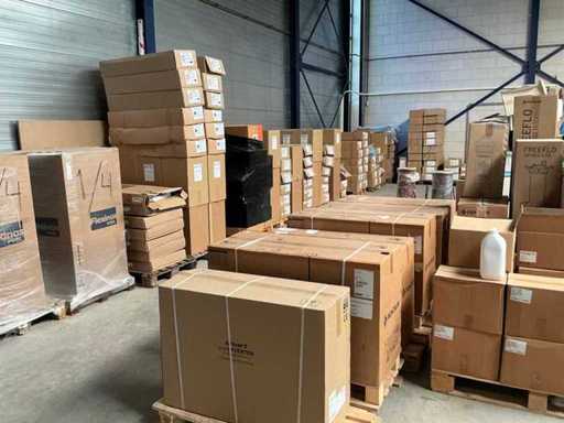 Swimming pools and accessories such as pumps, filters and stairs
