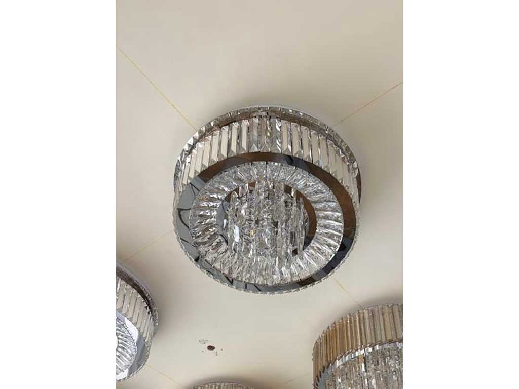 Crystal ceiling chandelier 3 (chrome)