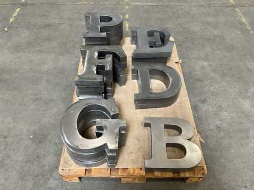 Lettres décoratives de fête, 20 pièces