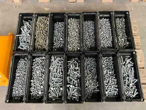 Würth 151 kg Assorti bouten in stapelbare bak