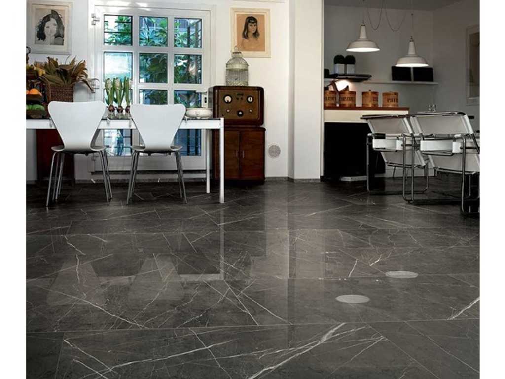 Floor tile Pantheon Marble glossy 60x120cm rectified, 66.24m2