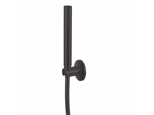 Qisani - Flow - Hand shower with holder and hose - Black