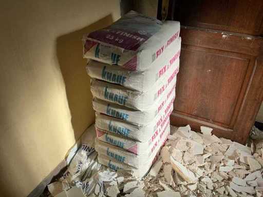 Knauf Fix & Finish Blokkenlijm/afwerkpleister (8x)