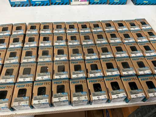 Proftec Hex nuts M5 galvanized 50 pieces (63x)