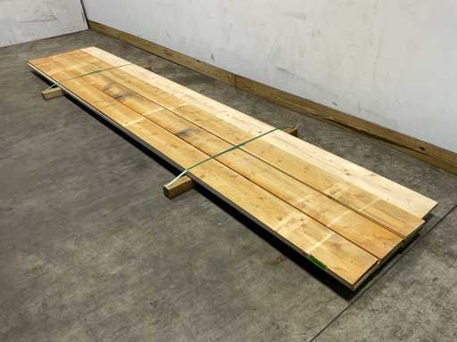 Regal Fichte 420x19x2,5 cm (8x)