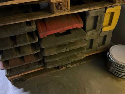 Kunststof voet blokken (25x)