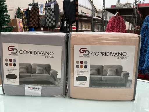 Copridivano. Bezug des Sitzbezugs. (2x)