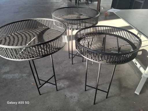 Măsuțe laterale - Masă de grădină (3x)