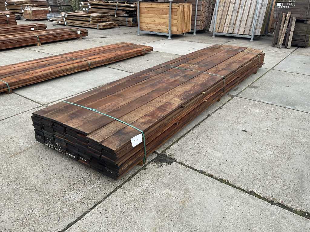 Beschoeiing plank 155x26 Okan (77x)