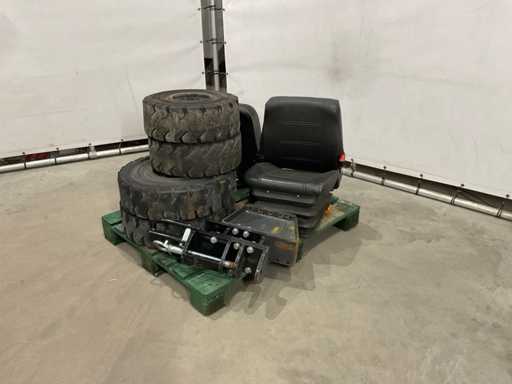 Forklift Seats Tires Tow Bar