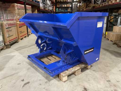 2025 Stahlworks Skrzynka uchylna 1,5m³ 1585x1060x1045 (d?. x szer. x wys.) Przystawka