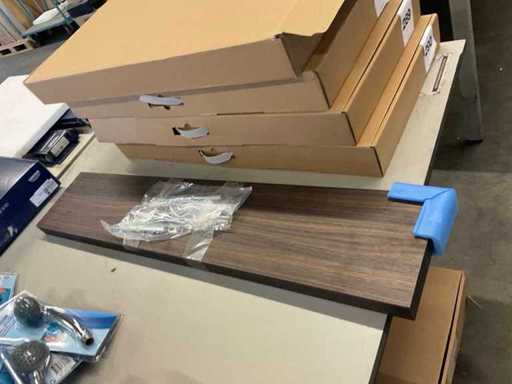 Wall shelf 100x20x4.5 cm