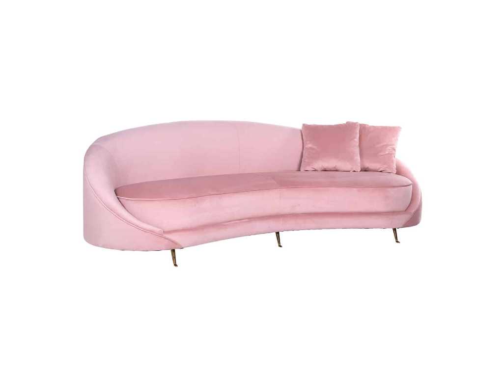 Richmond Bourbon Pink velvet Sofa
