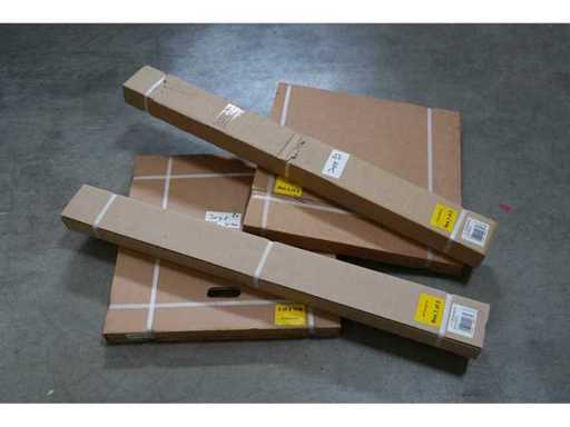KM - SPEAKER STAND WITH A FLAT BASE PLATE - UP TO 20 KG (2x)