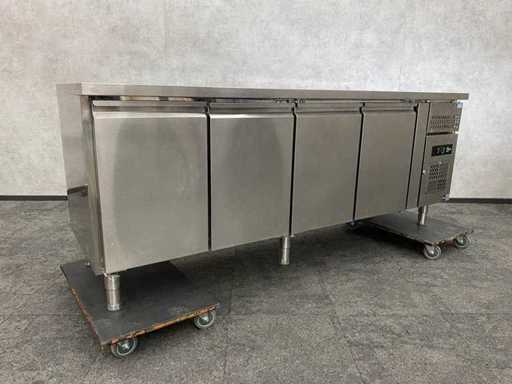 Maxxfrost MKWB-4D - RVS koelwerkbank 223cm