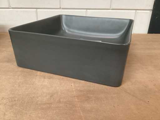 Differnz sink 37x37 cm, gray