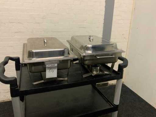 Chafing dish (2x)