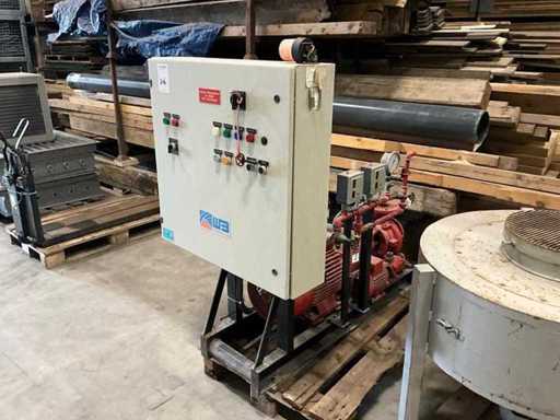 WB firepacks AC 65-160 electric sprinkler/extinguishing water pump system.