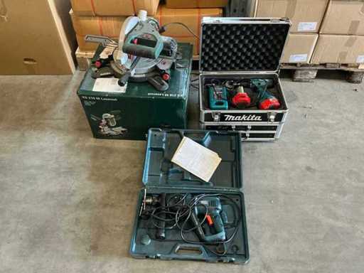Partij Makita/Metaboo/Black&Decker elektrisch gereedschap (3x)