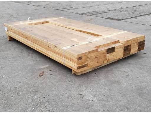 45 x Grenen regels 28 x 120 mm geschaafd, lengte 200 cm 