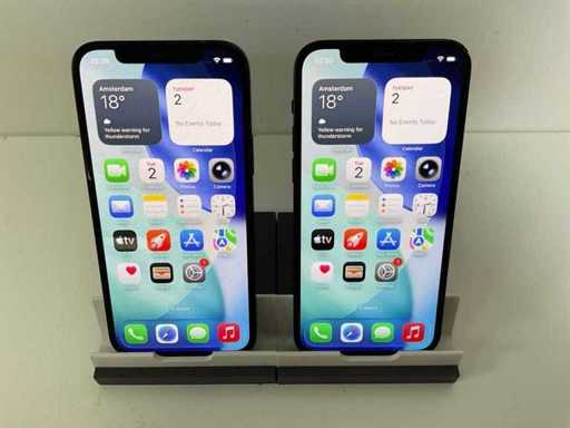 Apple iPhone 12 - 64GB - Schwarz (2x)