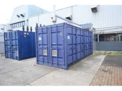 Büsch / Aerzen - RA 0630 - Mobiles 4-teiliges Vakuumpumpen-Set im 20"-Container