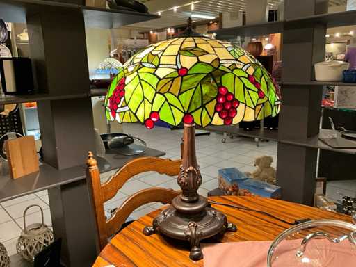 Tiffany Tafellamp met parels