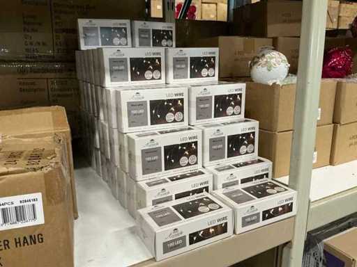 Fil LED Lot Anna’s Collection Blanc chaud 100LED 5M (70x)