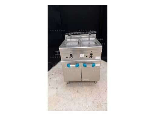 Gasfritteuse mit zwei Tanks - 2x15 Liter