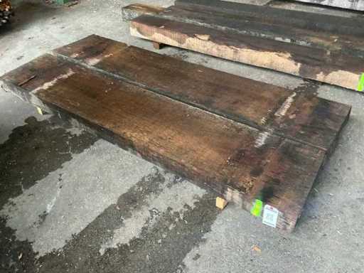 Old Oak beams 12x48 cm (2x)