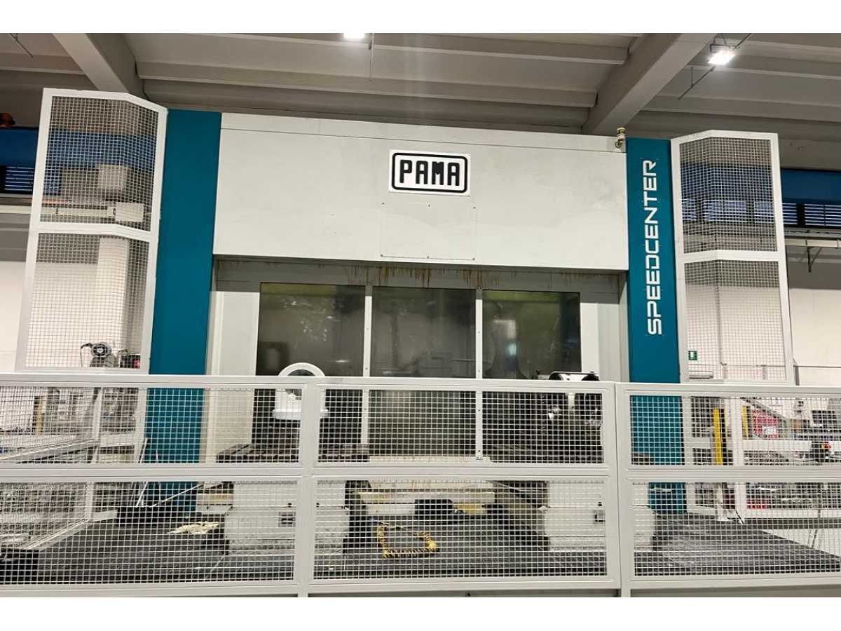 PAMA SPEEDCENTER 5-axis horizontal machining center with multipallet