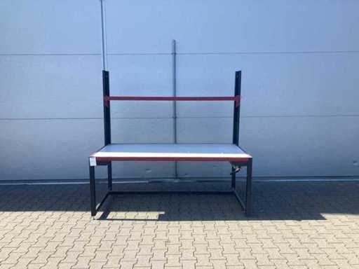 werkbank met handmatige hoogteverstelling
