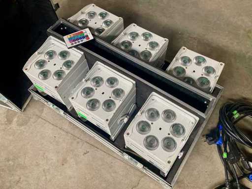 JBSystems - ACCU COLOR - Uplighter-Set (6x)