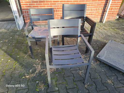 Delia – Stapelbar – Gartenstuhl (5x)