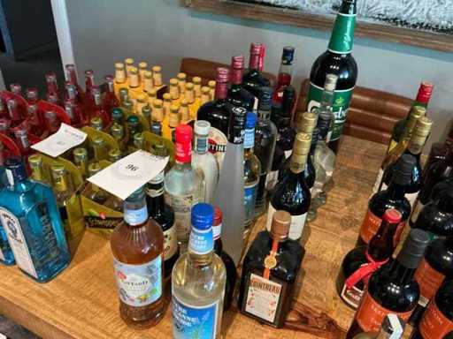 Diverse băuturi spirtoase și lichioruri (19x)