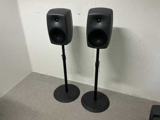 Monitoarele bi-amplificate Genelec 8050B + 8050A (2x)