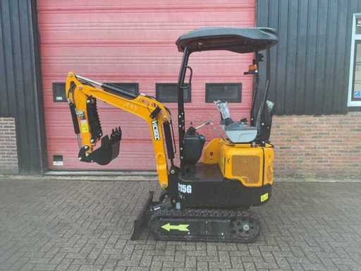 Mini escavatore giallo Vicsec VC15G