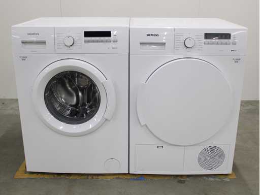 Siemens iQ100 iSensoric Washing Machine & Siemens iQ500 iSensoric Dryer
