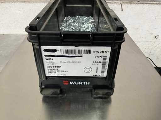 Würth 4,81 kg Rondelle D6,4 pouces en récipient empilable