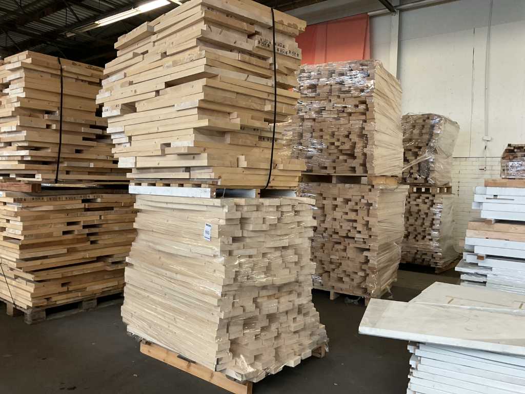 Batch of various spruce wood