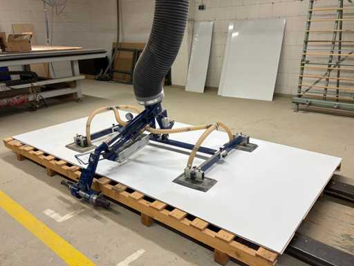  AERO-LIFT Vacuum Lifter with EEPOS Crane Rail – 120 kg Load Capacity / 230 kg Carrier System