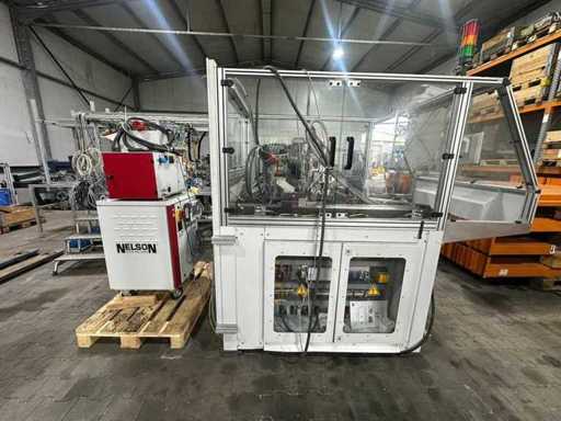 Stud Welding Cell with R+P Welding Cell and Nelson Stud Welding Unit (2 Lots)