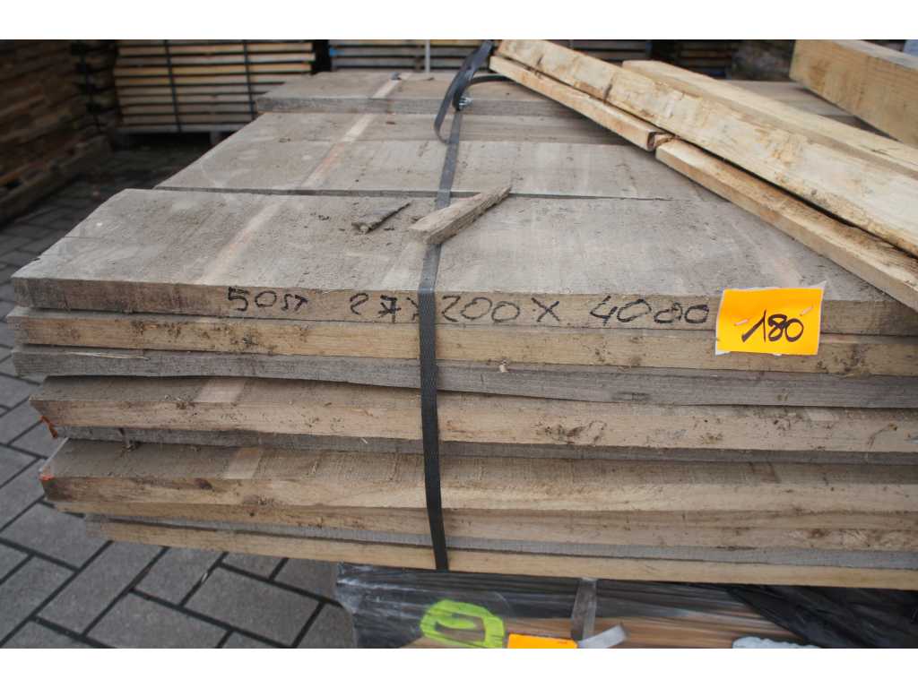 1,08 m³ Elm/Elm planks 27mm