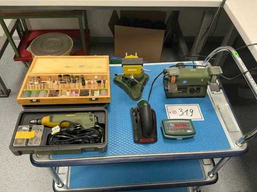 Los Verschiedene Handwerkzeuge