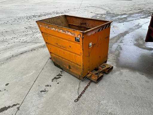 Zelfkiepende heftruckcontainer