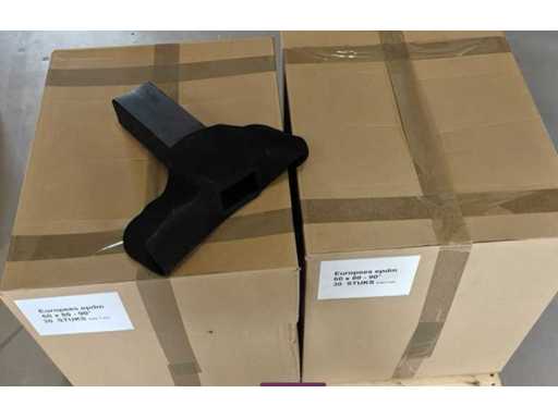 EPDM dakdoorvoeren recht (stadsuitloop) 60 X 80 mm (60x)