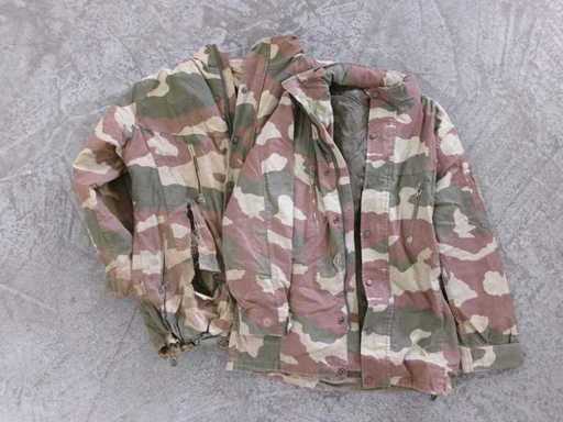 Türk. Field parka, with lining, woodland, defective (R12) (15x)