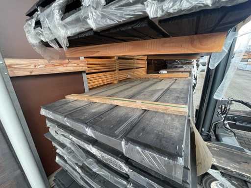 Wymienna rabata Douglas/półdrewna rabatowa powłoka 4000x190x18mm (50x)