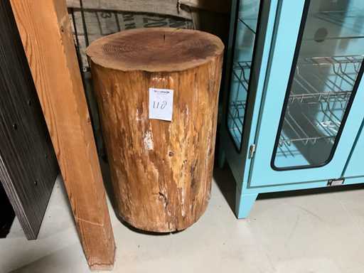 Bijzettafel - boomstam