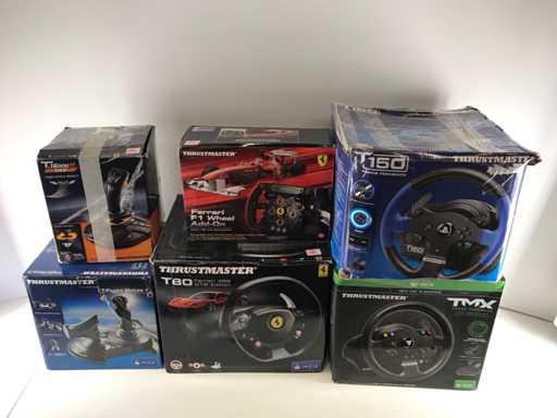 Thrustmaster Mix Model Racing Wheels & Flight Sticks (Defect) - Check Description (6x)
